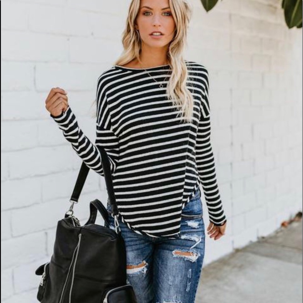 Vici striped top